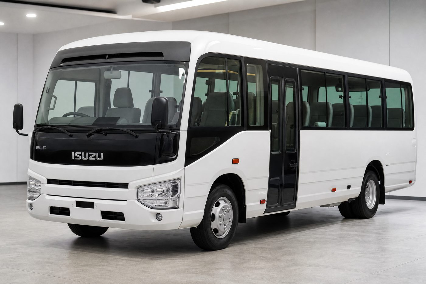 Isuzu Elf Long untuk sewa bus pariwisata dan rombongan